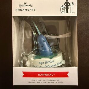 NEW IN BOX | Narwhal from Elf - 2025 Hallmark Christmas Ornament